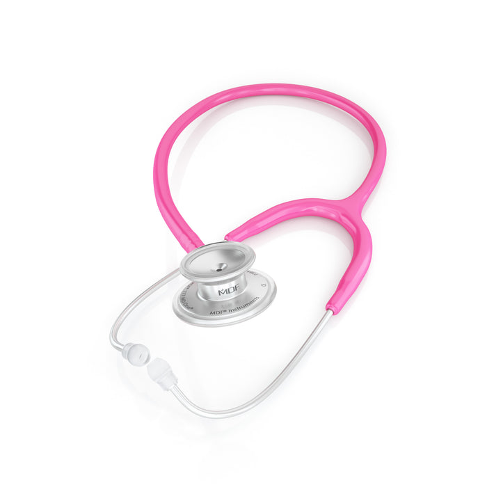 Stethoscope MDF Instruments MD One Stainless Steel Adult Dual Head ThinkPink Bright Pink
