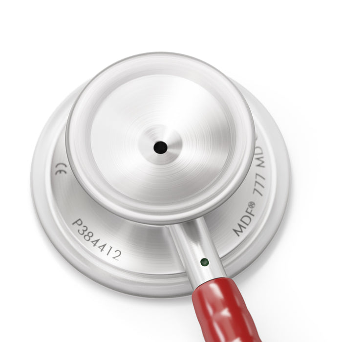 Stethoscope MDF Instruments MD One Stainless Steel Adult Dual Head Napa Burgundy Red Custom Stethoscope Engraving