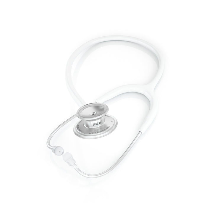 Stethoscope MDF Instruments MD One Stainless Steel Adult Dual Head BlaBlanc White