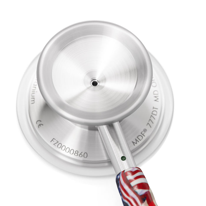 MD One® Epoch® Titanium Adult Stethoscope - Silver USA - Engraving