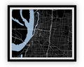 Memphis Map Print - Choose your color