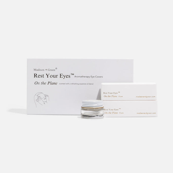 M+G Rest Your Eyes On the Plane Aromatherapy Eye Covers