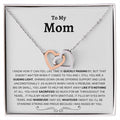 Mom Poem Necklace, Gift for Mom from Daughter B0BXSS8F47