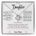 Mother Daughter Necklace with Message Card - Meaningful Gift for Daughter from Mom - Mother Daughter Necklace