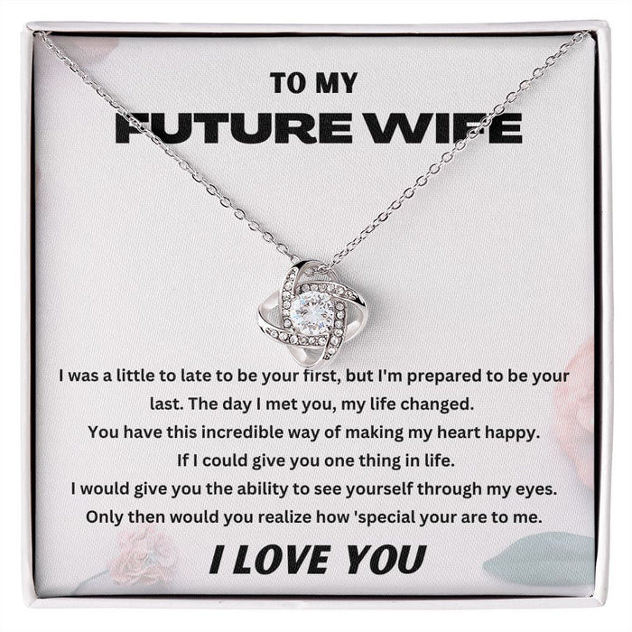 "My Forever Love" Wife Necklace - Romantic Gift for Valentine's Day, Anniversary, or Birthday - Elegant and Stylish Jewelry for Wife