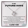 "My Forever Love" Wife Necklace - Romantic Gift for Valentine's Day, Anniversary, or Birthday - Elegant and Stylish Jewelry for Wife