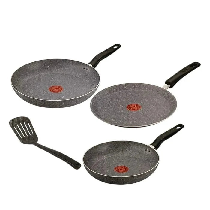 Natura Marble, Set of 4 Frying pans Frying Pan Natura Marble, Set of 4 Frying pans Natura Marble, Set of 4 Frying pans Tefal