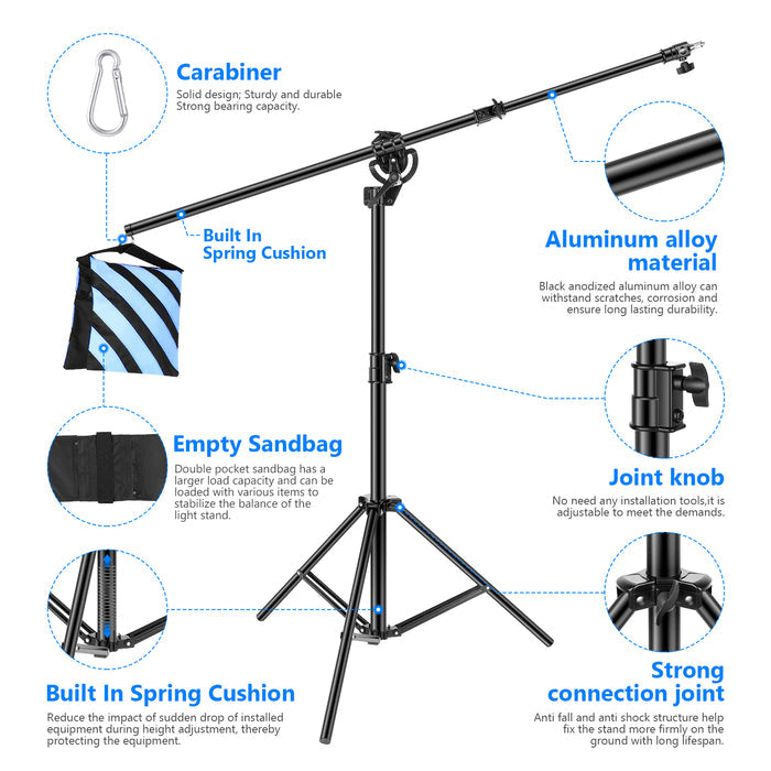 Product detail of the NEEWER ST-CB 297cm Outdoor Light Stand