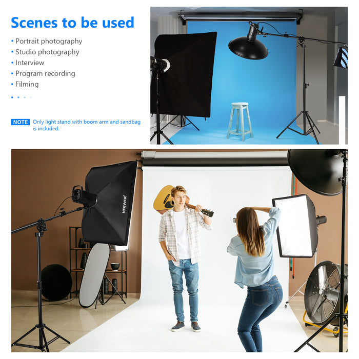 Scenarios for NEEWER 297cm Outdoor Light Stand