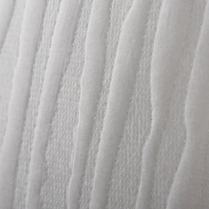 NIEBUHR WHITE STRIPE MODERN INDUSTRIAL  THROW PILLOW