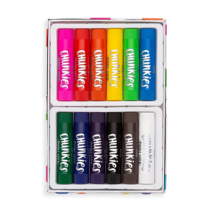 OOLY - Chunkies Paint Sticks Original Pack - Set of 12