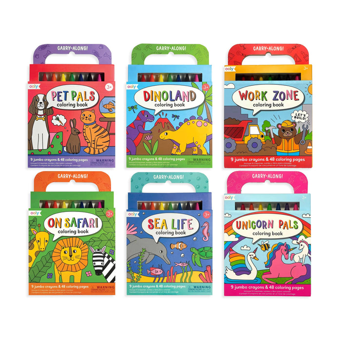 OOLY Carry Along Coloring Kit  (Themes Available)