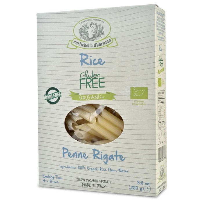 Organic Rice Penne Rigate- Rustichella d'Abruzzo