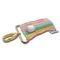 Pastel Gold Stripe LippyClipKISS for larger lip balms, essen