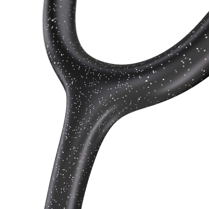 Stethoscope MDF Instruments ProCardial Titanium Cardiology Mprint Black Glitter and BlackOut Tube