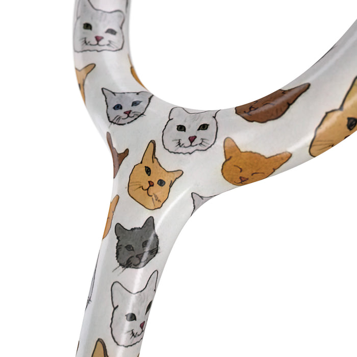 Stethoscope MDF Instruments ProCardial Titanium Cat Print Mprint Purrfect