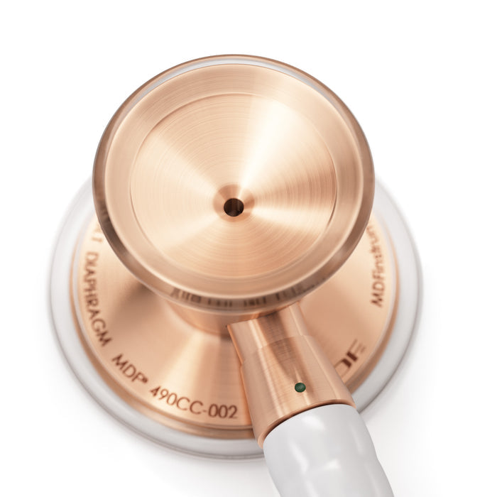 Stethoscope MDF Instruments ProCardial Titanium Cardiology Rose Gold and BlaBlanc White Engraving