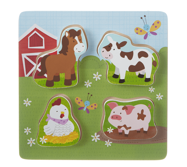 Puzzle - Happy Hill Farm Wooden Puzzle
