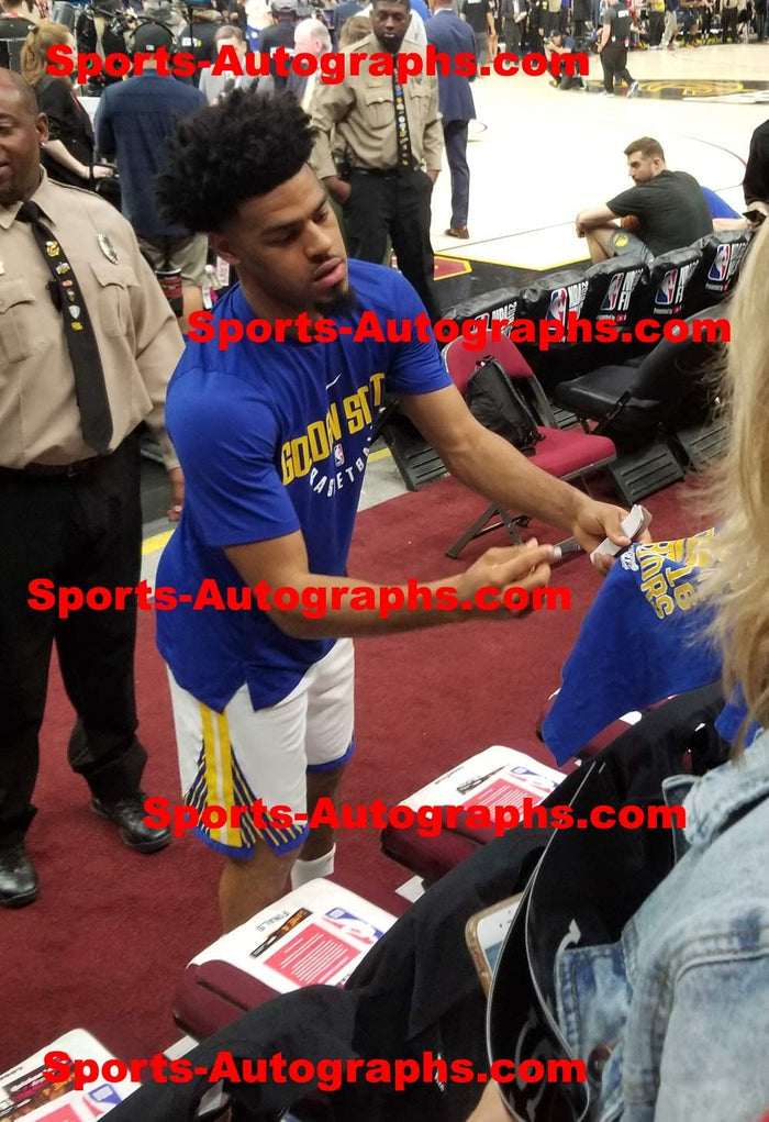 Quinn Cook Los Angeles Lakers Signed Autographed Basketball Floorboard