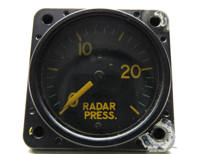 Radar Pressure Indicator, 0-25 PSI ABS, AW 1 7/8-31-B2F29