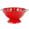 Red Enamel Colander