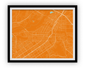 Riverside Map Print - Choose your color