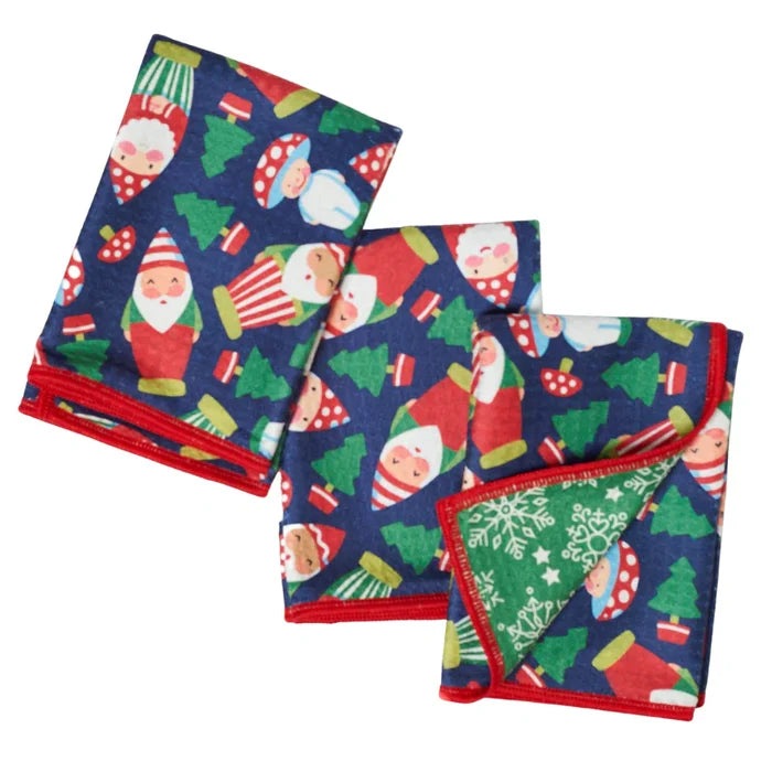 Santa Gnome Mighty Mini Towel Set