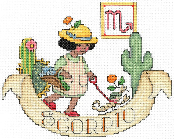 Scorpio Counted Cross Stitch Kit