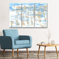 Seaside' 3 Piece Wrapped Canvas Wall Art Set