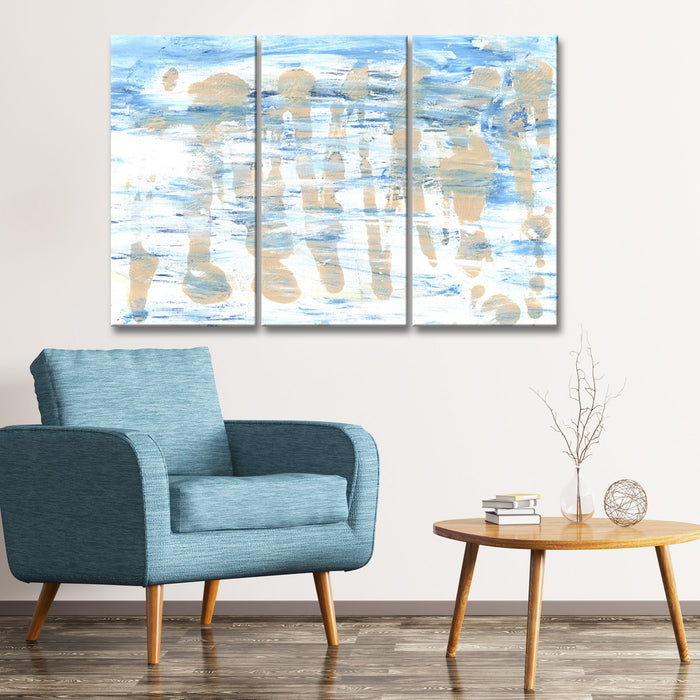 Seaside' 3 Piece Wrapped Canvas Wall Art Set
