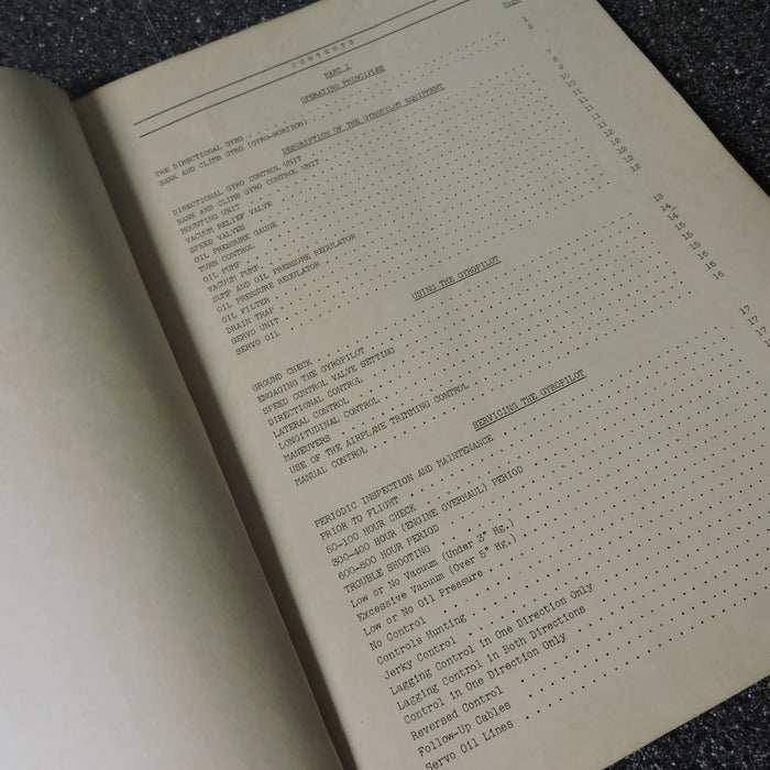 Sperry Aircraft Gyropilot Operation and Installation Manual 1936