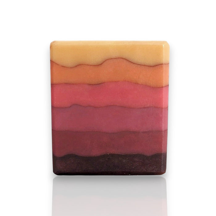 Spiced Sunset Red Ombre Honey Soap
