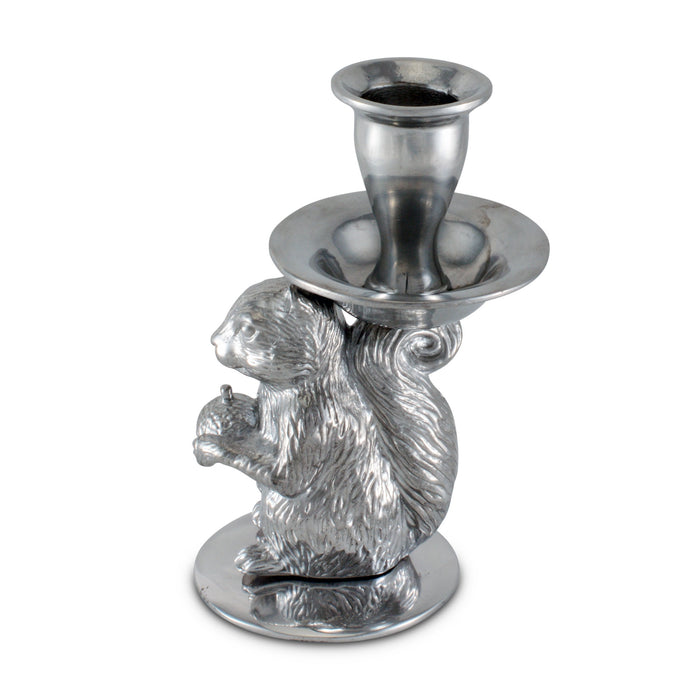Squirrel candle holders