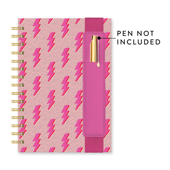 Studio Oh! - Charged Up Oliver Notebook with Pen Pocket