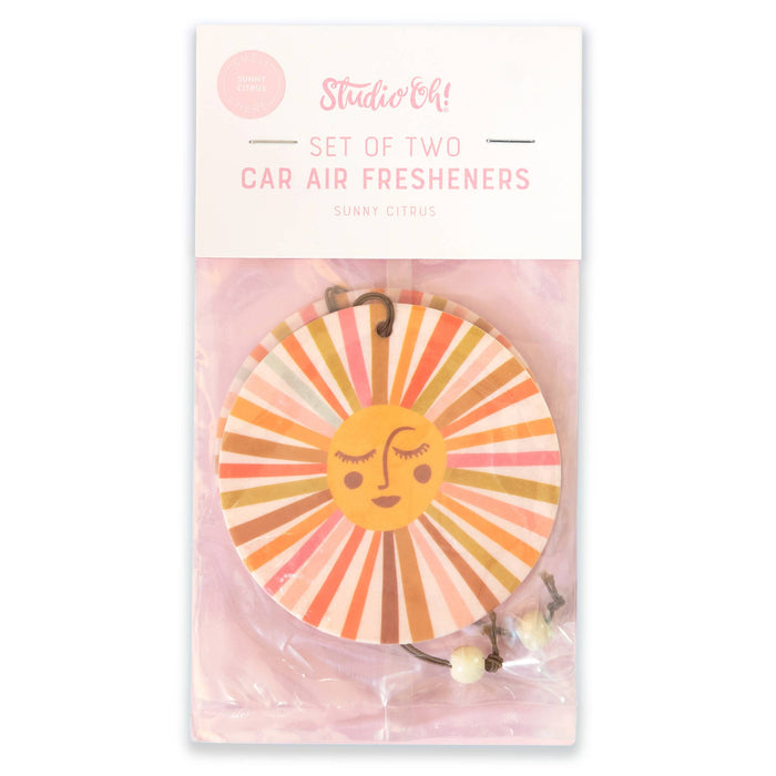 Studio Oh! - Retro Sunshine Car Air Fresheners (Set of 2)