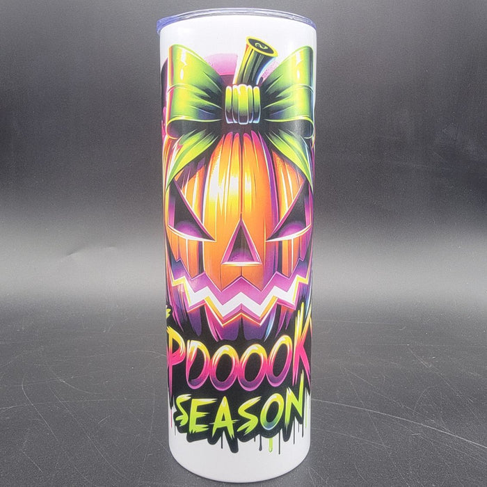 Sublimated 20oz Tumbler - Neon Spooky Season