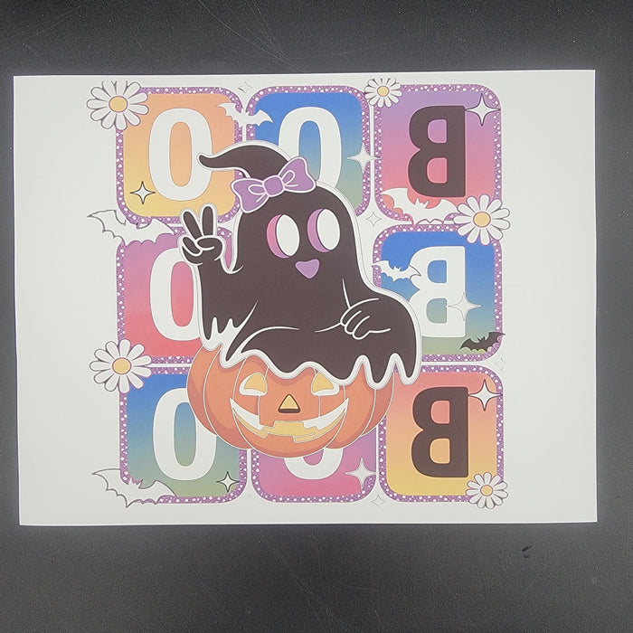 Sublimation Print of 20oz Wrap - Boo Blocks
