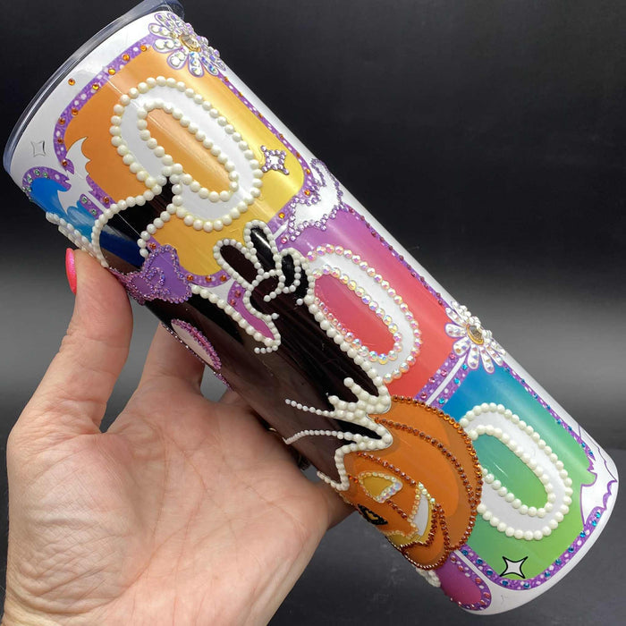 Sublimation Print of 20oz Wrap - Boo Blocks