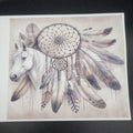 Sublimation Print of 20oz Wrap - White Horse Dreams