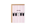 Suit Up Swimsuit Bachelorette Bride Engagement Greeting Card
