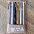 Swiftie Jotter Pens - All's Fair in Love and Poetry - Lyla's: Clothing & Gifts - Online and Rockwall Texas Boutique