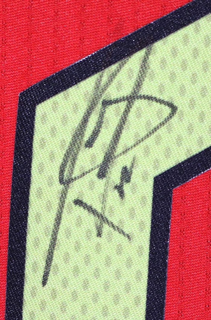 Taurean Prince Atlanta Hawks Signed Autographed Red #12 Jersey JSA COA