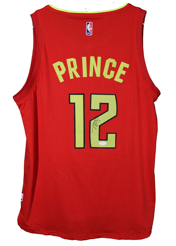Taurean Prince Atlanta Hawks Signed Autographed Red #12 Jersey JSA COA