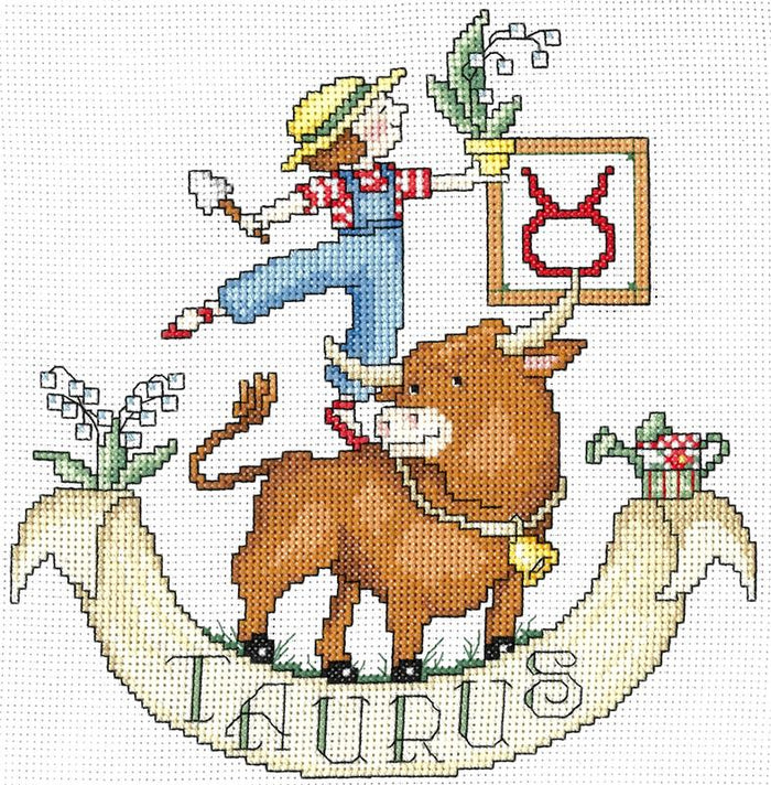 Taurus Counted Cross Stitch Leaflet