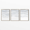 The Abstract Waves - Set of 3 - Jetty Home