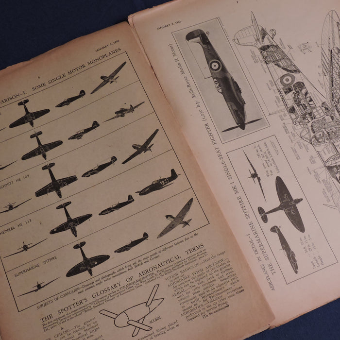 The Aeroplane Spotter Weekly, Vol 1 Jan-June 1941 Collection