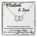 Thoughtful Necklace Gifts for Mom from Son – Unique Pendant with Personalized Message Card