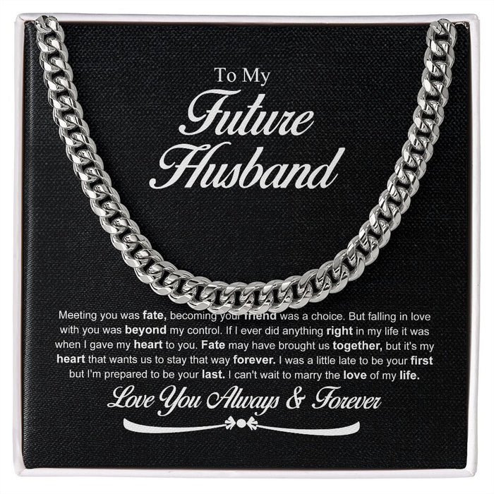 To My Future Husband Gift Fiance Gift For Him B0BD6WT3B4
