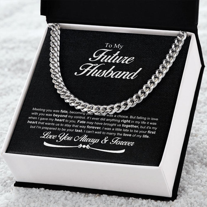 To My Future Husband Gift Fiance Gift For Him B0BD6WT3B4