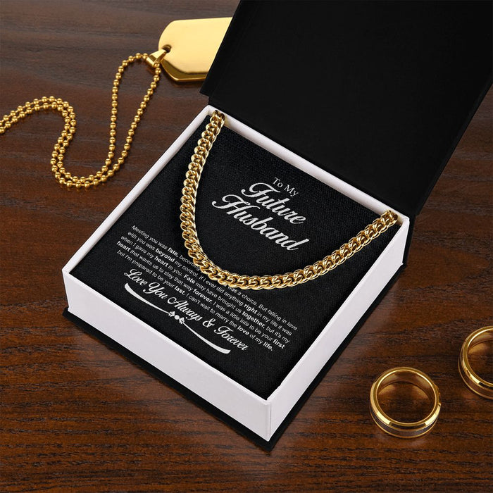 To My Future Husband Gift Fiance Gift For Him B0BD6WT3B4